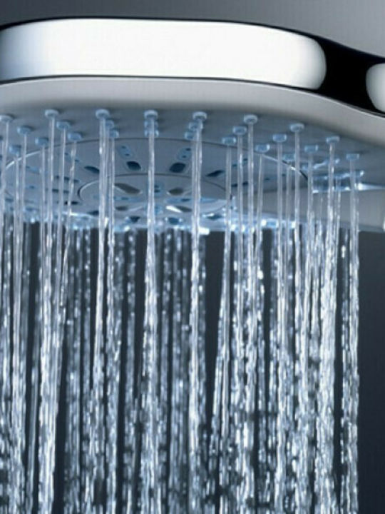 Ideal Standard Idealrain Cube Shower Column without Mixer 105cm Silver