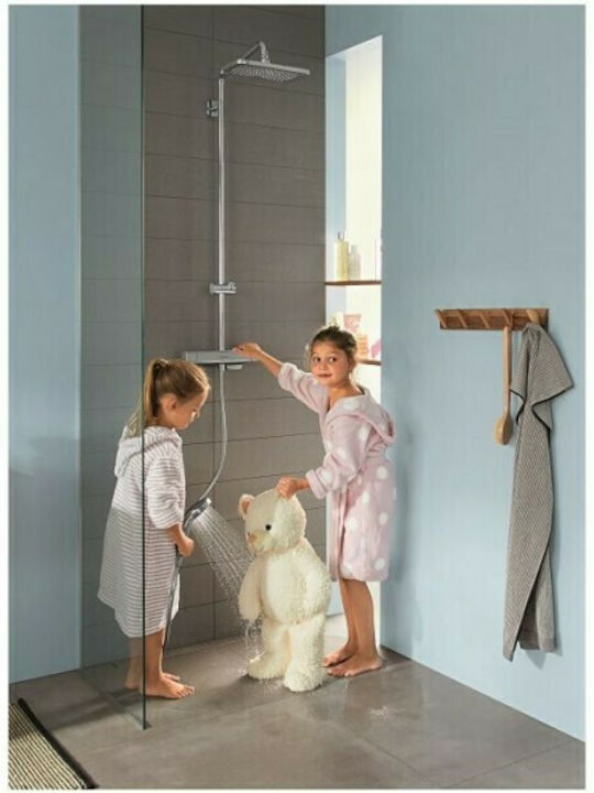 Hansgrohe Croma E 230 Колона за Душ със Смесител за Вана 117см Сребриста