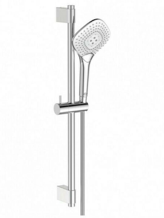 Ideal Standard Ceratherm Στήλη Ντουζ με Μπαταρία 86.5cm Ασημί