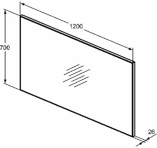 Ideal Standard T3359BH T3359BH Καθρέπτης 120x70cm