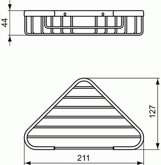 Ideal Standard Стенен Държач За Гъба IOM A9105 Сребрист Ideal Standard Стенен Държач За Гъба IOM A9105 Сребрист