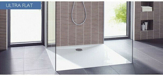 Ideal Standard Rectangular Acrylic Shower White Ultra Flat 140x90x4cm