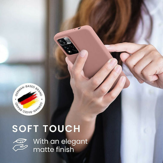 KWmobile Back Cover Silicone Winter Rose (Redmi Note 11 Pro+ 5G)