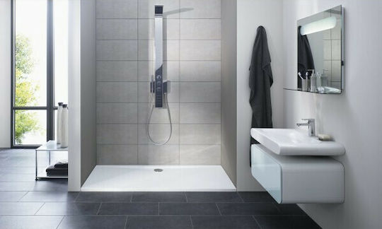 Ideal Standard Rectangular Acrylic Shower White Ultra Flat 120x90x4cm