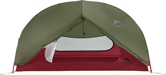 MSR Mutha Hubba NX 2P Camping Tent Khaki with Double Cloth 3 Seasons for 2 People Waterproof 1200mm 213x127x100cm
