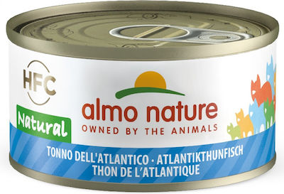 Almo Nature HFC Natural Wet Food for Adult Cat in Can with Tuna Without Cereals 70gr