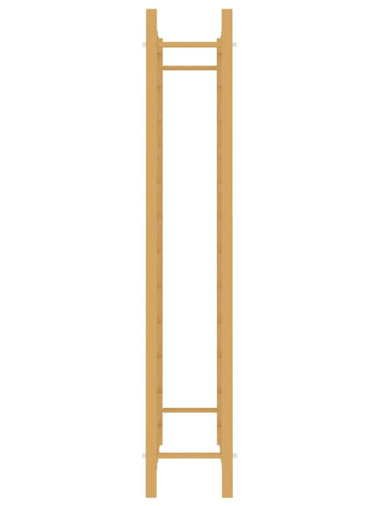 vidaXL Freistehend Weinkeller Metallisch für 72 Flaschen Gold 64x22x117εκ.