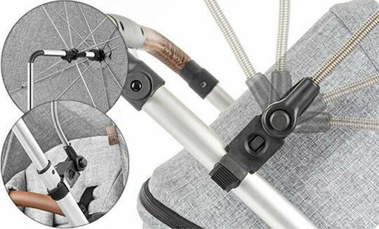 Reer Regenschirm Kinderwagen Gray