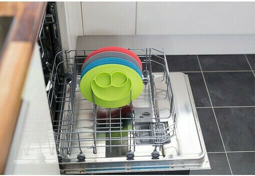 Ezpz Silicone Baby Tray Mini Feeding Set for 12+ months 3pcs Purple