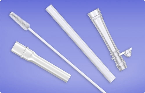 Nuby Silicone Baby Replacement Straw No-spill for 12+ months Transparent