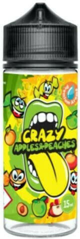 Big Mouth Shot de aromă Crazy Apples Peaches 15ml/120ml 1buc