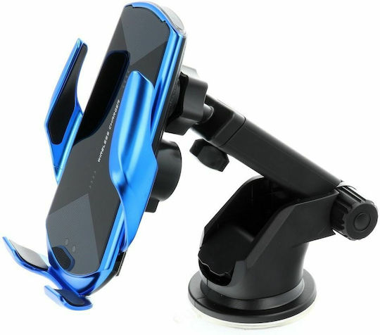 Automatic Sensor HS3 Auto Handyhalterung mit verstellbaren Haken und Kabelloses Laden Blau