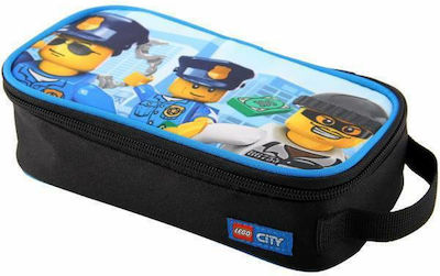 Lego City Police Chopper Pencil Case with 1 Compartment Blue