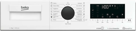 Beko WUE8626XBWS Πλυντήριο Ρούχων 8kg 1200 Στροφών 7001440072