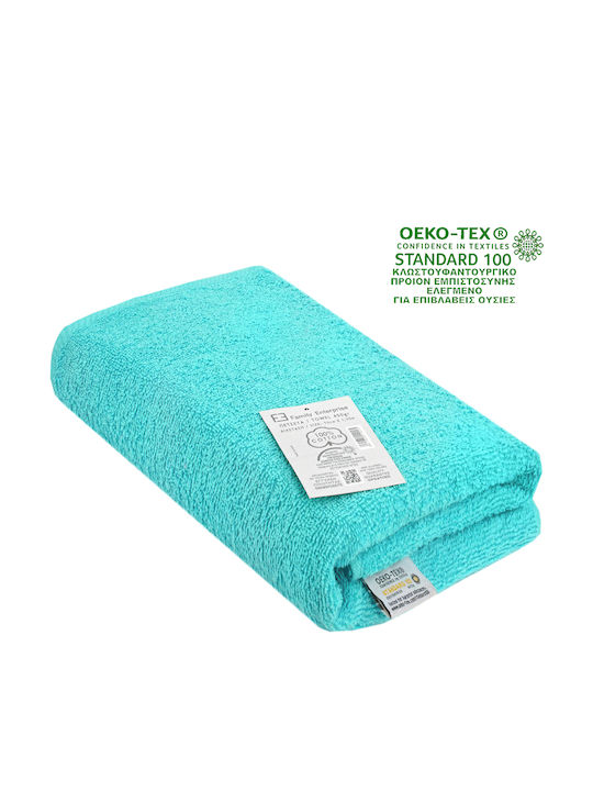 Family Enterprise Bath Towel 70x130cm Turquoise 450gr/m²