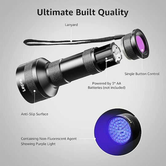 Фенерче LED UV Waterproof IPX4 LE Ultraviolet