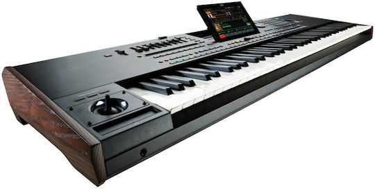Korg Arrangeur PA5X-76 mit 76 Semi-Weighted Tasten mit Notenständer Schwarz