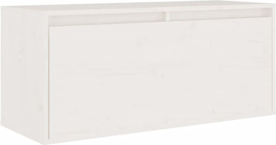 Wohnzimmer TV-Einheit Weiß L190xB30xH120cm