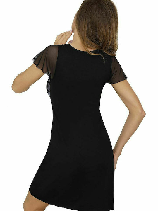 Donna Summer Women's Nightdress Black