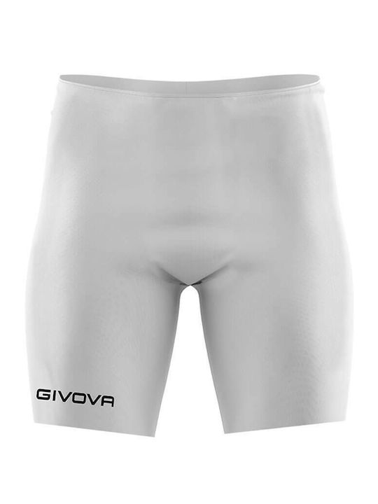 Givova Men's Sports Short Leggings White