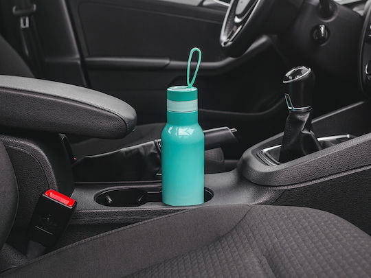 N'Oveen Stainless Steel Thermos Bottle 500ml Sea Green Shiny