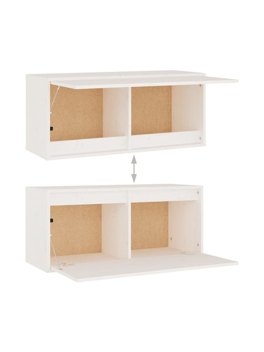 Wohnzimmer TV-Einheit Weiß L160xB30xH95cm