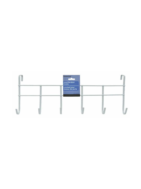 Viosarp Door Hook 6 Slots Metallic