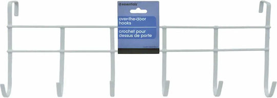 Viosarp Door Hook 6 Slots Metallic