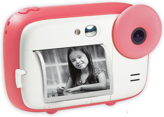 AgfaPhoto Realikids Pink Παιδική Φωτογραφική Μηχανή 12MP με Θερμική Εκτύπωση Ροζ
