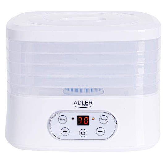 Adler Food Dehydrator with 5 Shelves and Adjustable Temperature 35-70°C