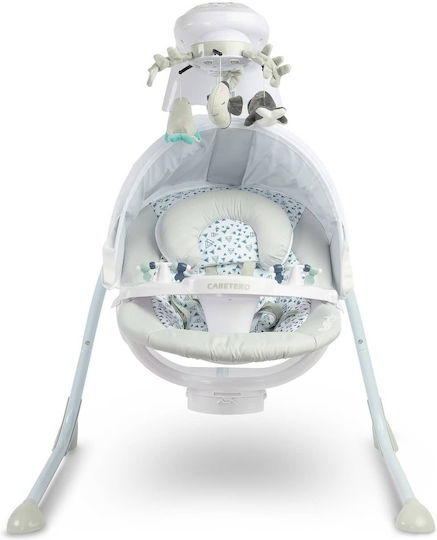 Caretero Electric Relax pentru Bebeluși Leagăn Raffi cu Muzică Gri pentru Copil până la 12kg