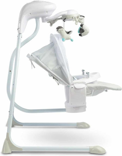 Caretero Electric Relax pentru Bebeluși Leagăn Raffi cu Muzică Gri pentru Copil până la 12kg