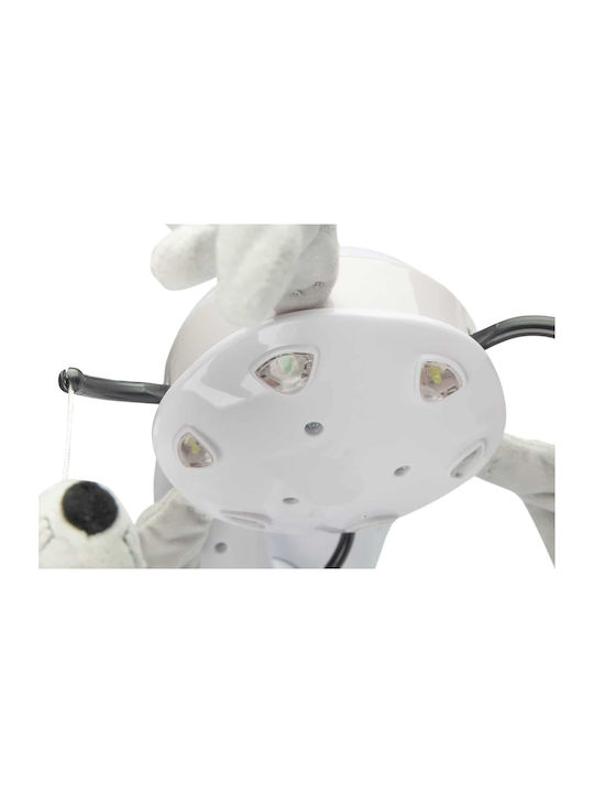 Caretero Electric Baby Relax Swing Raffi with Music Grey for Child up to 12kg