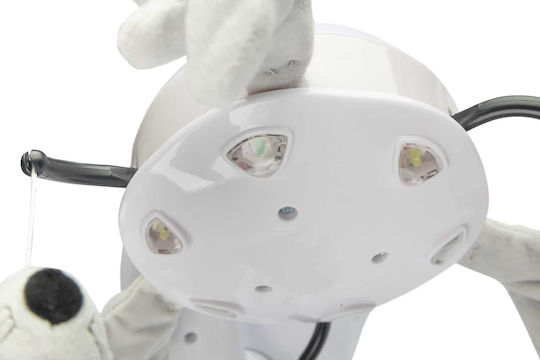 Caretero Electric Relax pentru Bebeluși Leagăn Raffi cu Muzică Gri pentru Copil până la 12kg