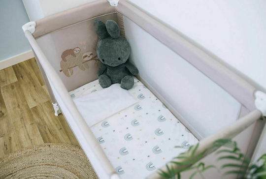 FreeOn Love Koala Playpen with Mattress Gray 65x125cm