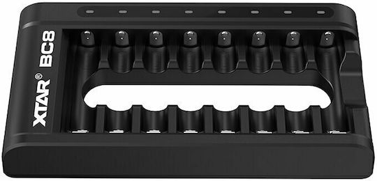 XTAR BC8 USB Charger 8 Batteries Li-ion/Ni-MH Size AA/AAA