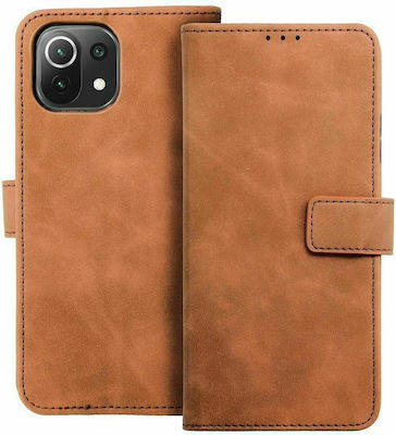 Forcell Tender Synthetic Leather Book Brown (Redmi 9C)