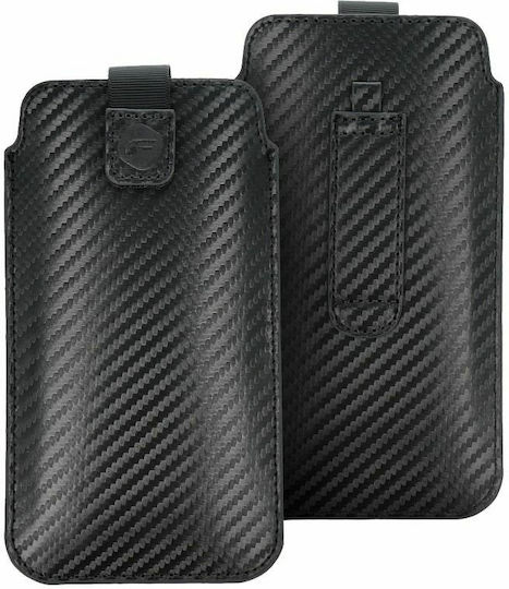 Forcell Pocket Carbon Case Size 12 Sock & Pouch Μαύρο