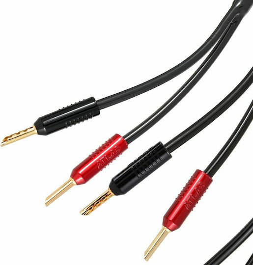 Atlas Cables Καλώδιο Ηχείου Banana - Banana 2m (Hyper Achromatic 2.0)