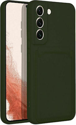 Forcell Card Silicone Back Cover Green (Galaxy A53)