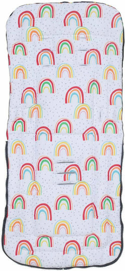 Cosatto Disco Rainbow Ποδόσακος Καροτσιού Μαύρος με Fleece Επένδυση 85x48εκ.