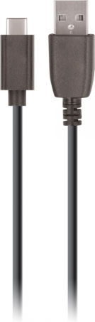 Maxlife USB 2.0 Cable USB-C Male - USB-A Black 3m MAXLIFETYPEC3B