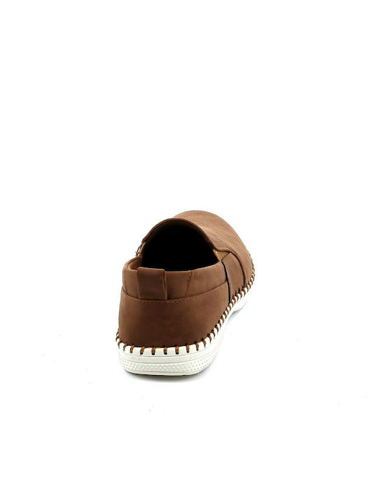 B-Soft Men's Moccasins Tabac Brown