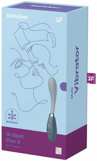 Satisfyer G-Spot Flex 3 Vibrator G-Spot 23.5cm Gri