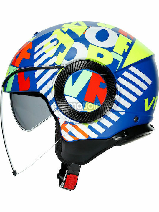 AGV Orbyt Top Metro 46 Motorcycle Helmet Jet 1280gr with Sunvisor