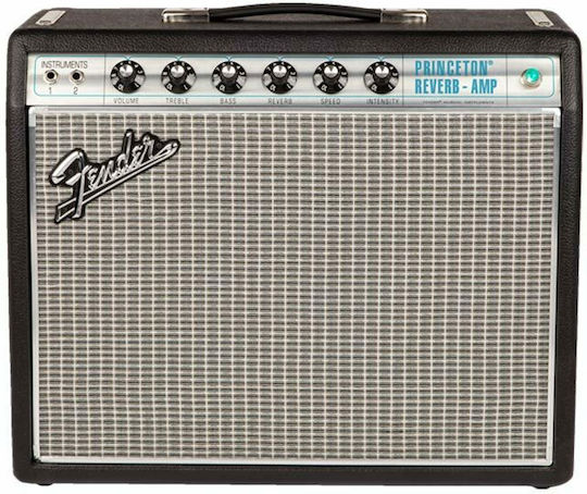 Fender 68 Custom Princeton Reverb Лампов комбо усилвател Електрическа китара 1 x 10" 12W Черен