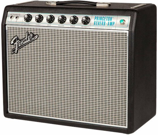 Fender 68 Custom Princeton Reverb Лампов комбо усилвател Електрическа китара 1 x 10" 12W Черен