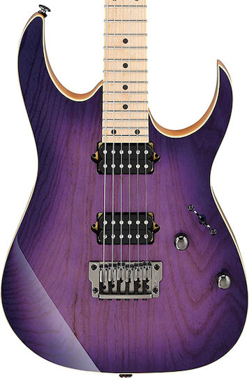 Ibanez RG652AHMFX Electric Guitar Stratocaster with HH Pickup Configuration Royal Plum Burst with Case