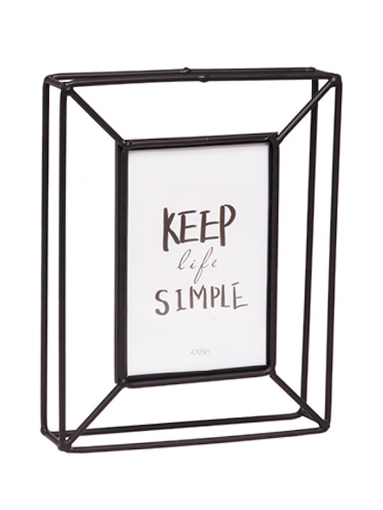 Etoile Metallic Photo Frame with Black Frame