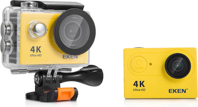 Eken H9R Action 4K Ultra HD Camera Waterpoof with Case Wi-Fi Connected with Display 2" Yellow